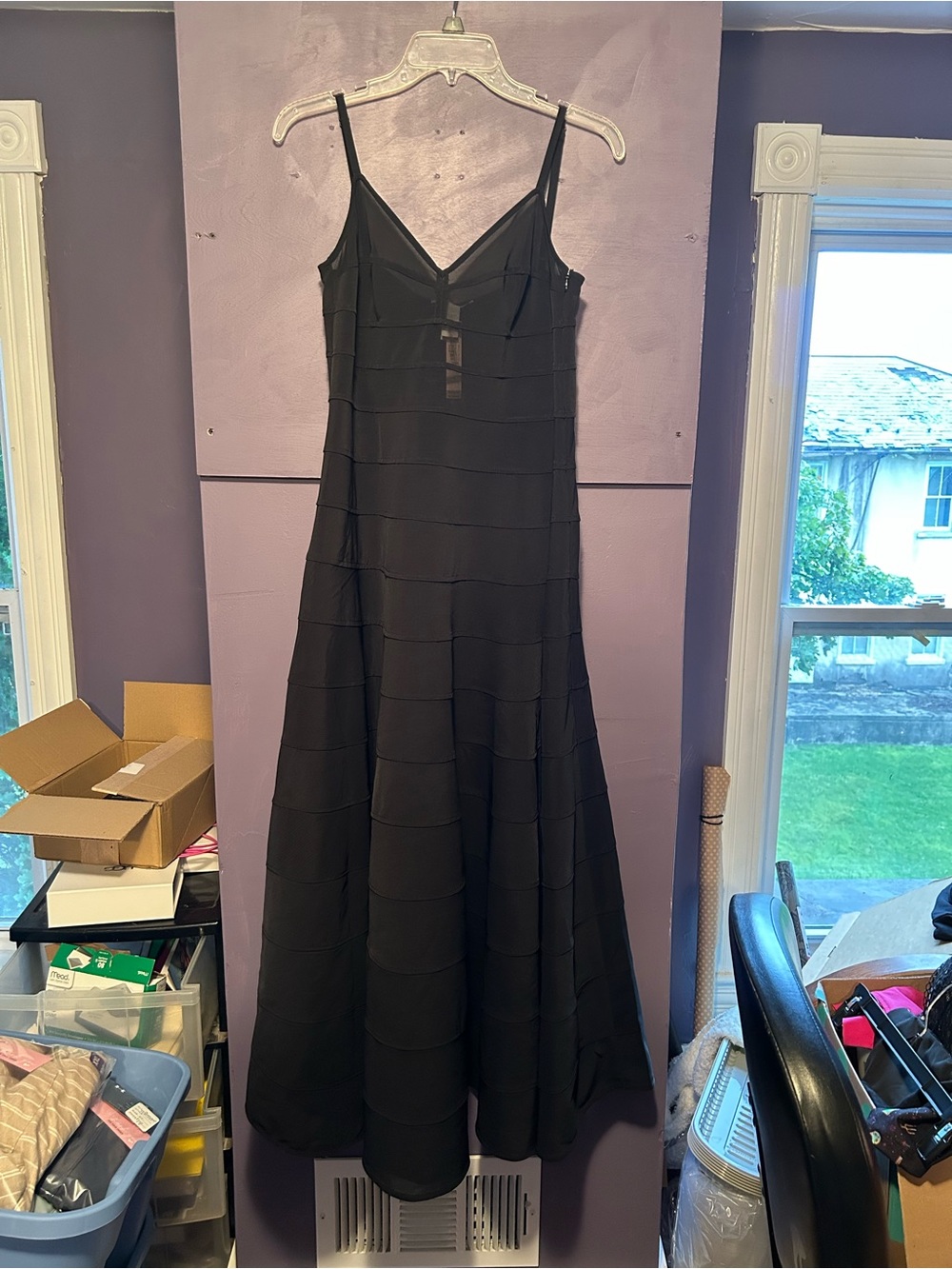 Victoria's Secret Altuzarra black maxi lingerie dress large nwt